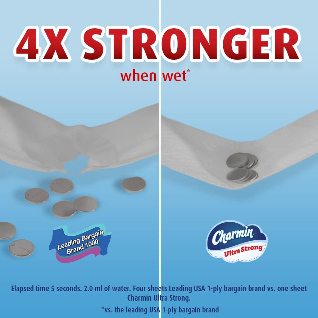 Charmin Ultra Strong Toilet Paper 18 Mega Rolls, 242 Sheets Per Roll