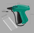 GILLRAJ® Price Tagging Gun【Not-a-Stitch-Gun】 Hangtag Attacher with 4000pcs 0.5" Long Barbs Fasteners & 6 Needles, Retail Pricing Tag Gun for Stores Consignment Garage Yard Sale
