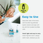 ZEISS Fog Defender System Anti-Fog Kit for Glasses 2 Pack – 2 Spray Bottles and 2 Microfiber Cloths
