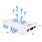 Beelux 1000w LED Grow Light for Indoor Plants Full Spectrum, Upgrade Dual Chips and Dual Switch Plant Grow Lights for Seed Starting Veg and Flower Greenhouse (Actual Power 100W=1000W HPS)