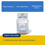 FROG Jump Start for Hot Tubs - Start-Up Chlorine Shock Removes Organic Contaminants & Establishes Chlorine Level - Hot Tub Set Up & Treatment - 6 Pack