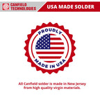 Canfield 60/40 solder for stained glass 4 Lb. Pack