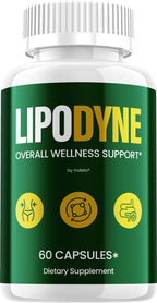 Lipodyne – Advanced Capsule Formula Supplement Pills 1000MG for Daily Health & Wellness Support (60 Capsules)