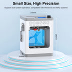 Entina Mini 3D Printers Tina2 Basic, Fully Assembled and Auto Leveling 3D Printer for Beginners and Kids, Easy Setup, Safe Design, High Precision Printing FDM Mini 3D Printer for Home & School