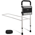 PidmFoy Bed Rails for Elderly Adults Safety, Height Adjustable Bed Cane, Bed Assist Rails for Seniors with Support Feet, Bedrails for Elderly Adults Grab Bar Handrails for Most Genre