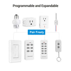 DEWENWILS Wireless Control Outlet 100FT Range, 125V/15A/1875W Light Switch