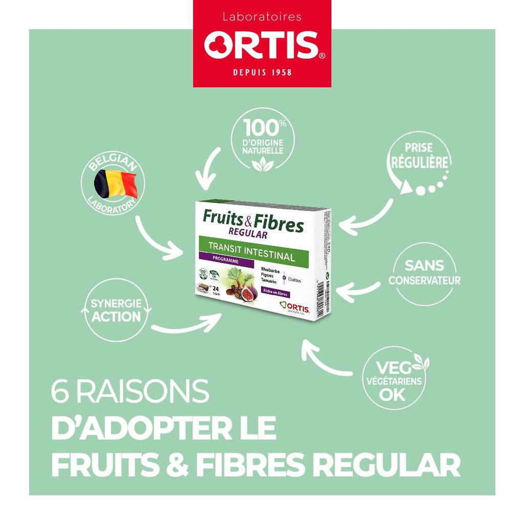 Ortis Fruits & Fibres Regular 24 Cubes