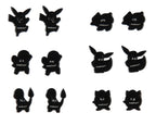 Pokemon Earrings Fashion Jewelry Enamel Character Stud Earrings Set 6 Pack