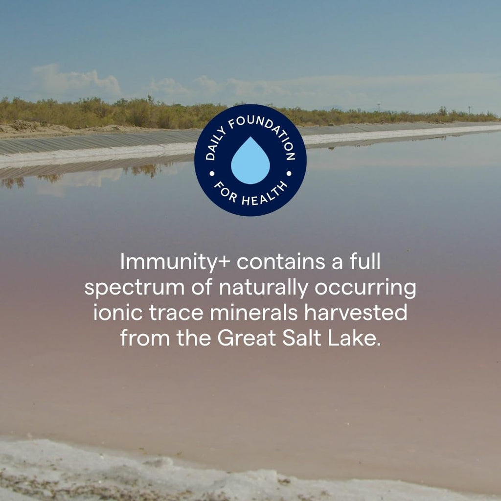 Trace Minerals | Liquid Immunity+ with Elderberry, Zinc, Vitamins C & D, Ionic Trace Minerals | Fast Absorbing, Sugar Free Immune Support, Gluten Free, Vegetarian Certified | Mixed Berry | 30 oz