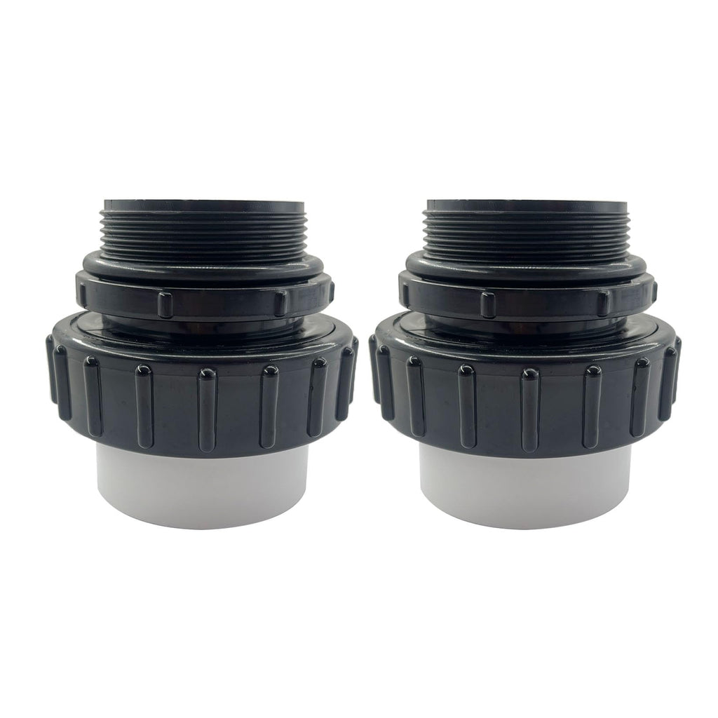HJSIUTV 21063-200-000 2" MIP x 2" PVC Hi Temp Union Compatible with Pentair Whisperflo and Intelliflo Swimming Pool and Spa Pumps High Temperature Unions (2 pack)