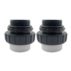 HJSIUTV 21063-200-000 2" MIP x 2" PVC Hi Temp Union Compatible with Pentair Whisperflo and Intelliflo Swimming Pool and Spa Pumps High Temperature Unions (2 pack)
