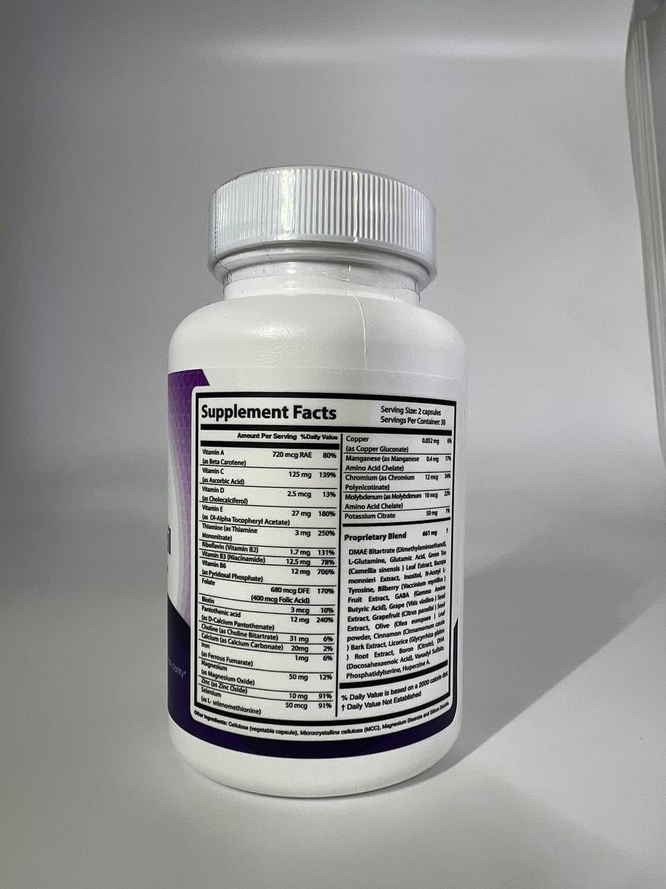 Memopezil – Vitamins A, B, C, D, E & Botanicals – 60 Ct, 6 Month Supply