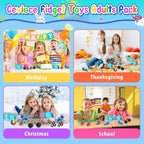 Cevioce 15Pcs Fidget Toys Adults Pack,Stocking Stuffers for Teens Boys Girls,Autism Sensory Toys with Fidget Spinner Slug Magnetic Rings,Squishy Fidget Toys ADHD Stress Relief,Party Favor for Kid-BBB