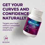 Bosom* Breast Enhancement Capsule | Butt Growwth & Breast Enhancement Capsules for Slim Waist, Bigger Butt & Bigger Breast | All-in-1 Capsule for Fast Booty & Breast Growth | 30 Count