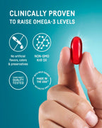 Kori Krill Antarctic Krill Oil Omega 3 Supplement, EPA & DHA, Superior Absorption vs Fish-Oil, 800 mg, 90 softgels