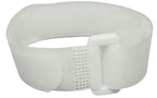 Reusable Cinch Straps 1" x 15" - 12 Pack, Multipurpose Quality Hook and Loop Securing Straps (White) - Plus 2 Free Bonus Reusable Cable Ties