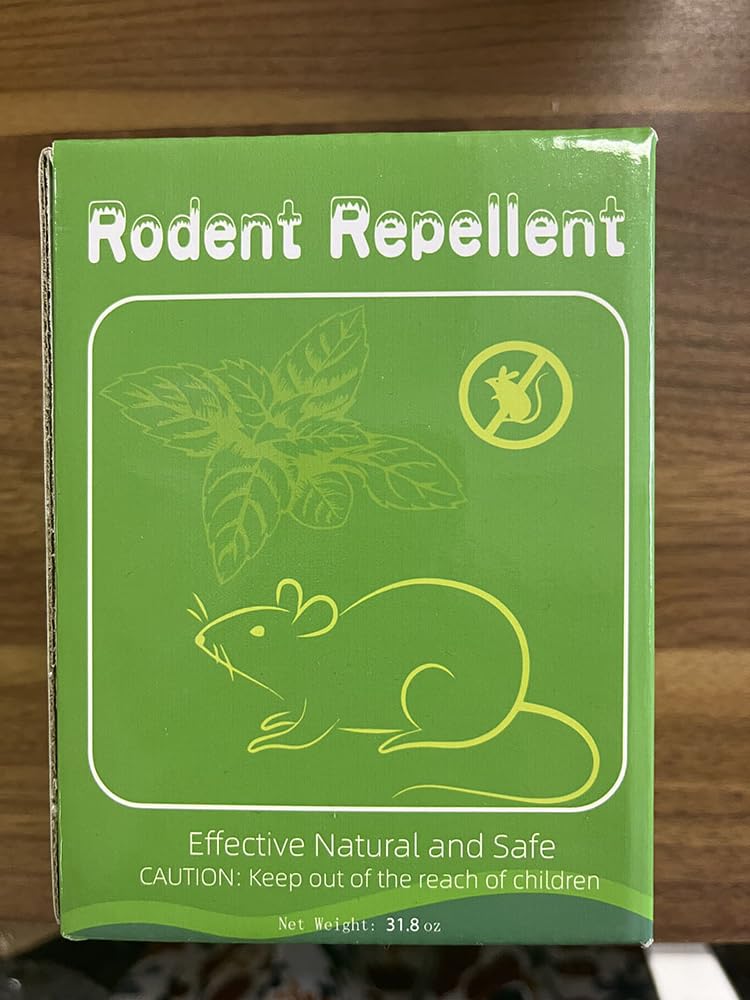 24 Pack Rat Repellent Peppermint Oil Rat Repellent, Mouse Repellent for Car Campers Outdoors Indoor Garage