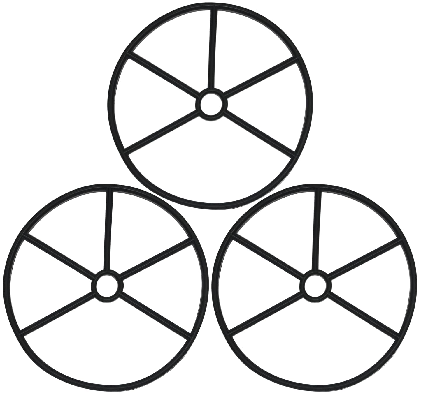 AppliaFit 3-Pack Diverter Spider Gasket Compatible with Pentair 271148 for Select Top Mount and Side Mount Multiport Valves (3-Pack)