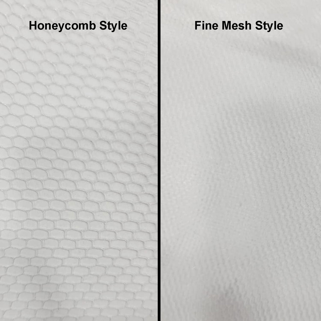 SAFEKO Disposable Honeycomb Nylon Hair Nets | Breathable | 1,000 Count [WHITE | 28”]