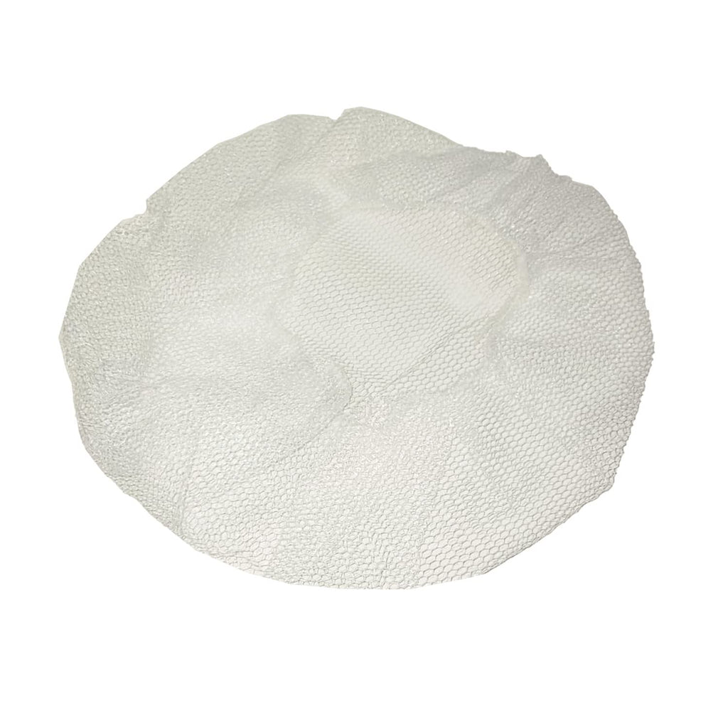 SAFEKO Disposable Honeycomb Nylon Hair Nets | Breathable | 1,000 Count [WHITE | 28”]
