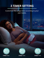 Slimpal Heating Pad for Period Cramps, Portable Heating Pad for Menstrual Relief, Electric Cordless Heating Belt for Back, Belly, Waist, Stomach, Wearable Heat Belt Gifts for Her Women Girl, White