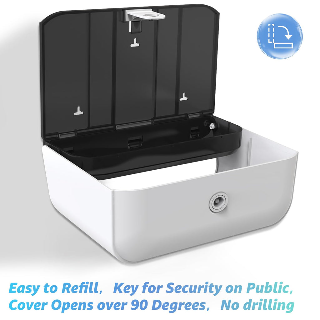 DUTYWORKS Multifold Paper Towel Dispenser Wall Mount, White