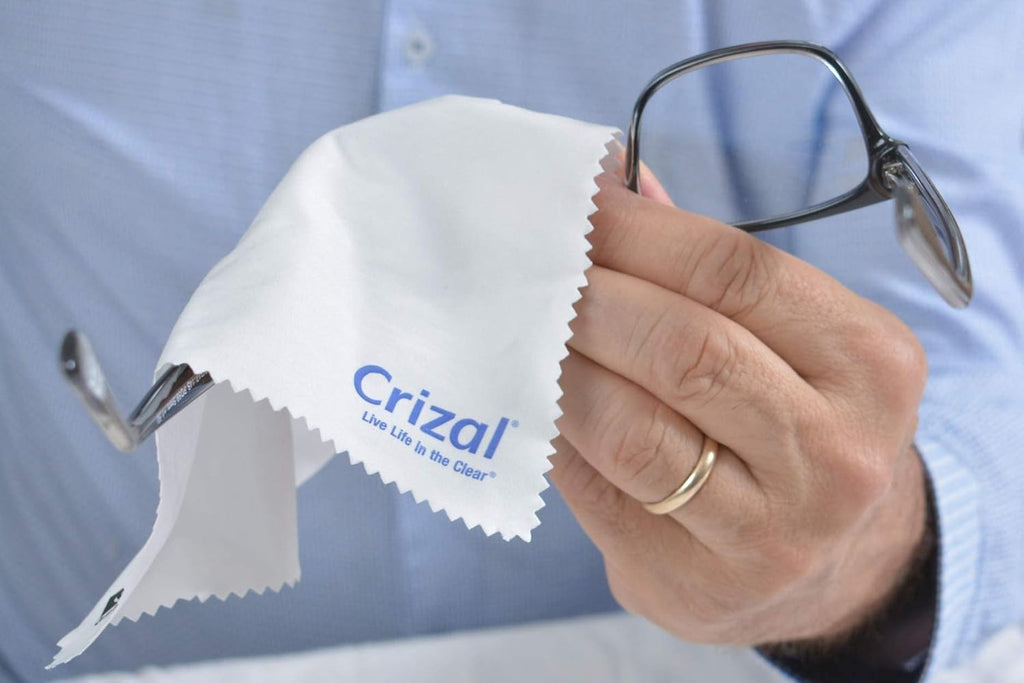 Crizall Eyeglass Cleaning Cloths – 8 Pack Premium Microfiber – Safest Cloth for AR Lenses – #1 Doctor Recommended for Eyeglasses, Screens & Cameras