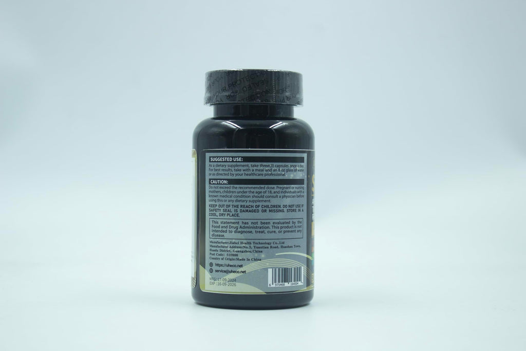 Uheco Shilajit Supplement with Sea Moss, Ashwagandha, Tongkat Ali - Shilajit Pure Himalayan Organic Fulvic Acid Capsules - 90 Count