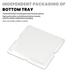 24 Pcs Clear Gift Box with Ribbon 3-Layer 10x10x12 Inch, Transparent Cake Carrier Box with Lids, PET Tall Cake Packaging Boxes, Clear Gift Boxes for Birthday,Wedding and Festival Party