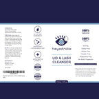 Lid and Lash Cleanser – 2oz Bottle – Pure Hypochlorous Acid Spray for Soothing Dry Eye Irritation – Daily Eyelid & Lash Cleanser
