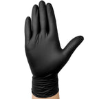 TitanFlex Disposable Nitrile Exam Gloves, 6-mil, Black, XL 100-ct Box, Heavy Duty, for Cooking, Mechanics, Latex Free, Food Safe Rubber for Food Prep