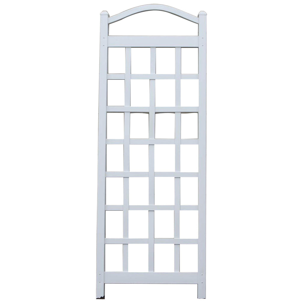 Dura-Trel Cambridge Wall Mounted Garden Vinyl Trellis, 28" x 75", White