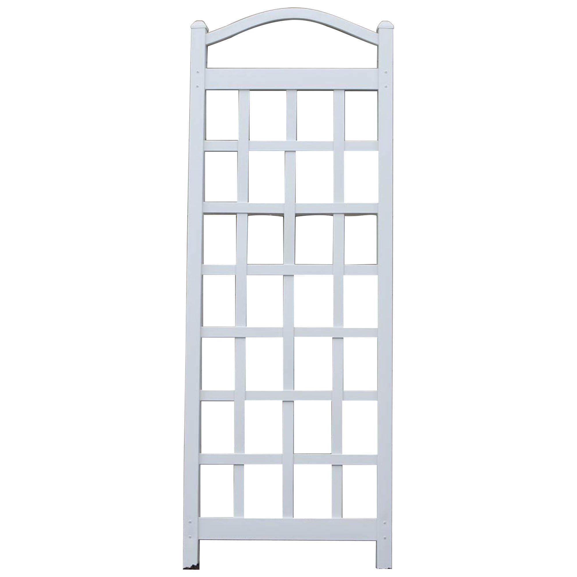Dura-Trel Cambridge Wall Mounted Garden Vinyl Trellis, 28" x 75", White