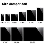 KINLINK 18x24 Plexiglass Sheets 1/8 inch Thick - 3mm Black Cast Acrylic Sheet, Plastic Board Polycarbonate Sheet for DIY Project, Craft, Table Top, Acrylic Sign and Wedding Invitation 4 Pack