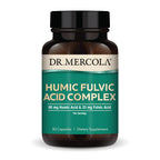 Dr. Mercola Humic Fulvic Acid Complex - Gut Health Support - Aids Occasional Bloating & Indigestion - Also Supports Immune, Brain & Cellular Health - Non-GMO & Gluten-Free - 30 Capsules (30 Servings)