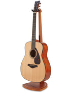 Musbeat Guitar Stand, Mahogany Wood Guitar Stand, Acoustic Guitar Stand Floor for Home Decoration and Studio Display, Electric Guitar Floor Stand for Mandolin, Bass, Guitar Gifts for Men and Women