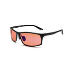 BRADDELL FL-41 Rose Tinted Blue Light Glasses for Migraine Light Sensitivity, Eyestrain and Fluorescent LED Glare (Aluminum)