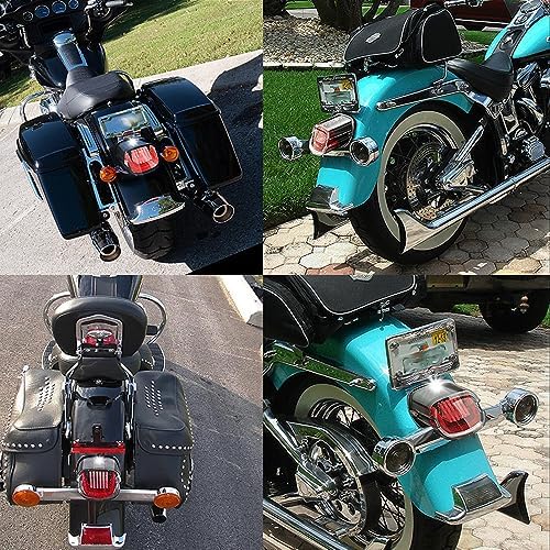 motorcycle tail light Motorcycle stop Rear Indicator Light Smoked Taillight For Harley Softail Dyna Sportster Rear Tail Light