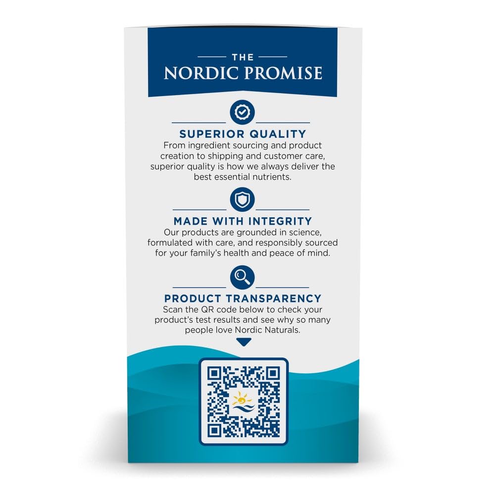 Nordic Naturals Ultimate Omega Minis, Strawberry Flavor - 60 Minis Soft Gels - 1120 mg Omega-3 - High-Potency Fish Oil Supplement - EPA & DHA - Promotes Brain & Heart Health - 30 Servings