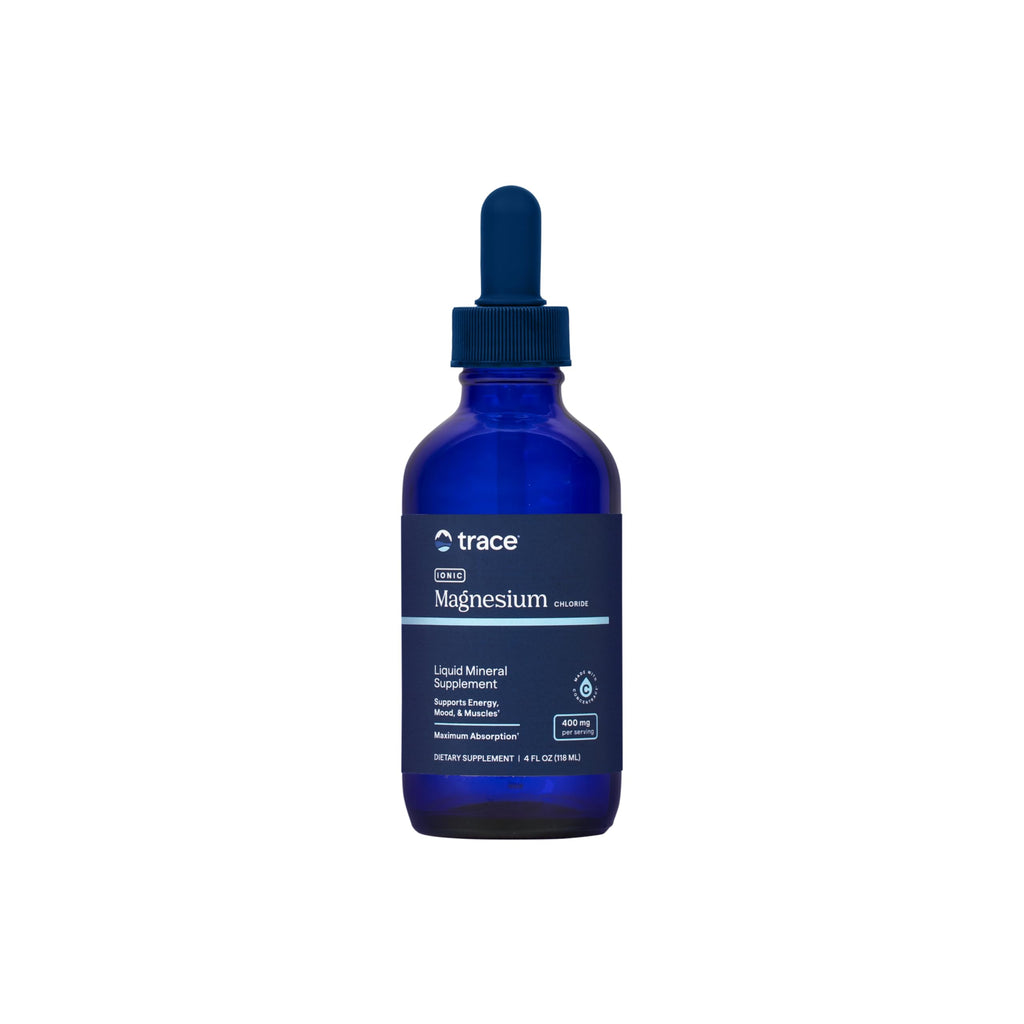 Trace Minerals Ionic Magnesium - Liquid Ionic Magnesium to Support Immune, Brain & Heart Health - Supplement to Aid Energy & Vitality - Supplement with Magnesium & Sodium - 4 fl oz (30 Servings)