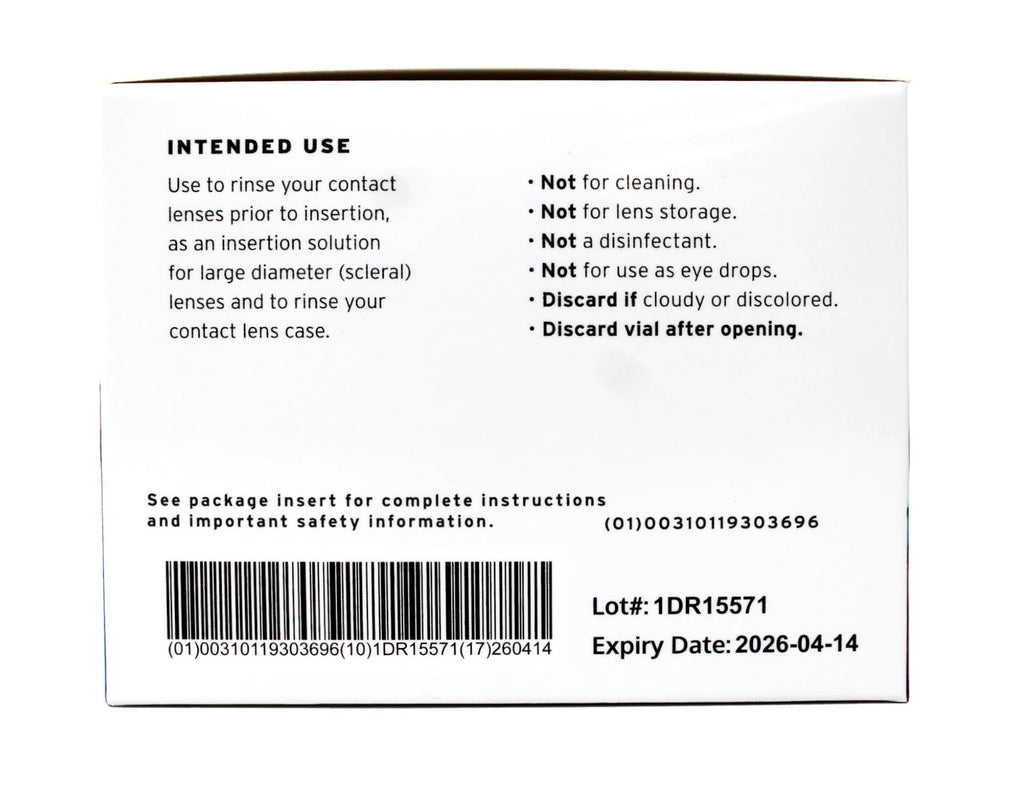 ScleralFil Preservative Free Saline Solution, 0.34 Fl Oz Vials, 30 Count (Pack of 2)