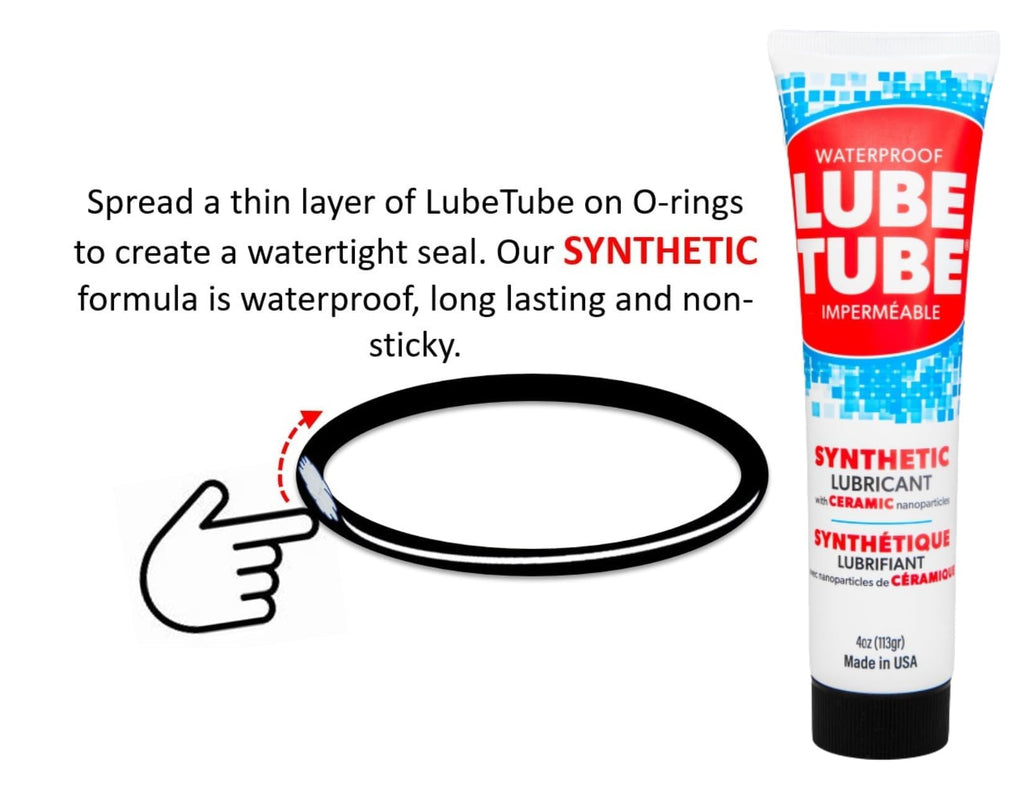 LubeTube 4oz (2-Pack) Multipurpose Synthetic Grease for Pool Equipment, Plumbing Fixtures, RV Toilets, Marine Systems, Machinery & Household Use – PFAS-Free, Food-Grade, Ceramic-Enhanced – Made in USA