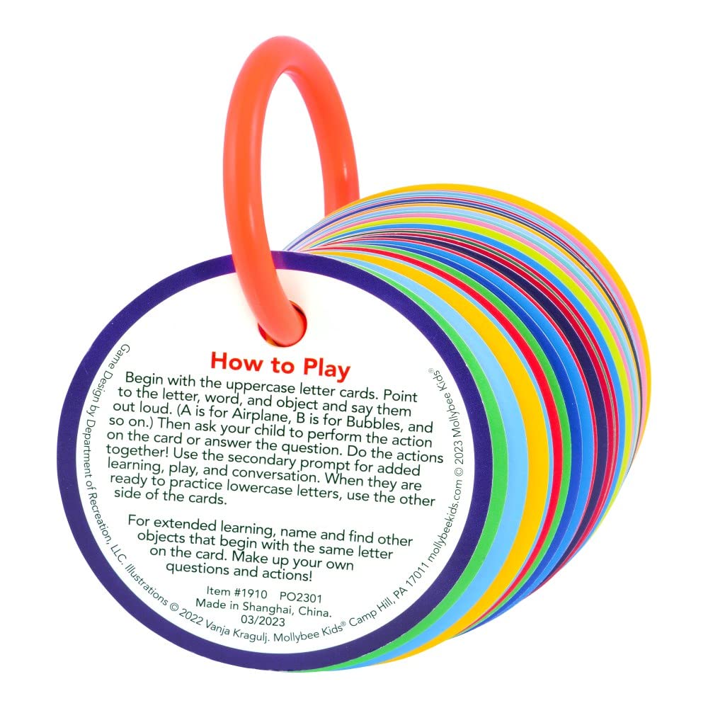 MOLLYBEE KIDS Preschool Activity Cards (Alphabet)