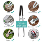 EJG 36 Inch /92cm Litter Picker Grabber, Long Rubbish Picker Grabber, Lightweight Aluminium & Rustproof, Reacher Assist Tool for Elderly, Grabber Reacher Tool (Black)