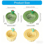 Cactus Kitchen Sink Drain Strainer, 2026 Upgrade Cactus Sink Strainer Basket, Fun Sink Accessory Innovations in Household Kitchen Supplies Bring Different Joy and Mood to The Kitchen (2pcs-Mix)