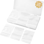 WEGOUP 120 PCS Small Plastic Bags for Jewelry, 2" x 2.76" 2.4 Mil Thick