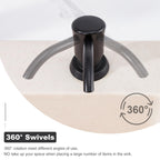 GAGALIFE Soap Dispenser for Kitchen Sink, ABS in Counter Soap Dispenser(Oil Rubbed Bronze), with 17 Ounce Large Pet Soap Bottle, Refill from The Top, Venetian Bronze
