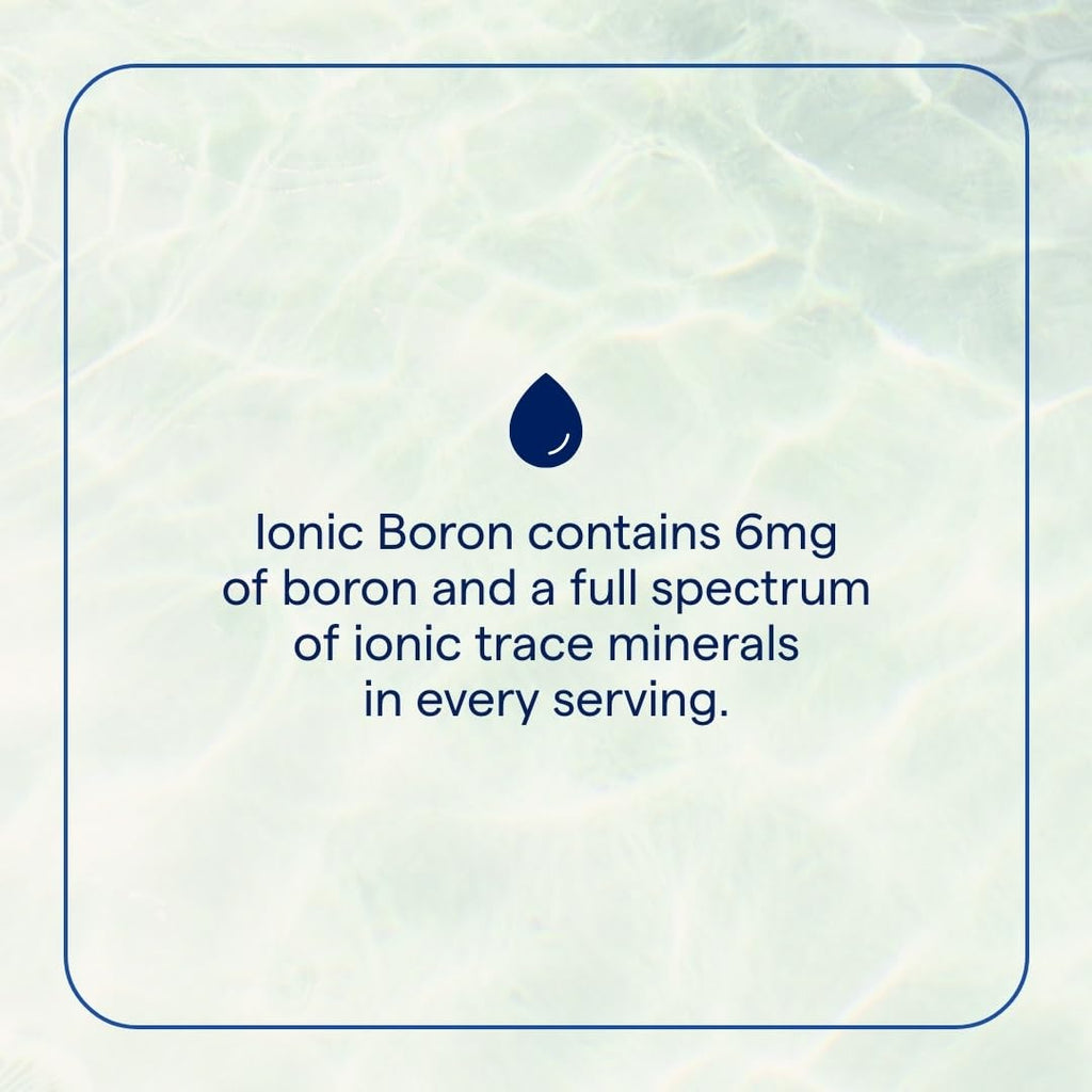 Trace Minerals Ionic Boron - Liquid Ionic Boron Supplement for Daily Health Support - Bone, Muscle & Connective Tissue Support - Healthy Mindset - Vegan & Gluten-Free - 2 fl oz (48 Servings)