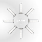 Kashi Scientific 2mL Clear Snap Cap Microcentrifuge Tube with Graduation, Lab Grade Polypropylene Plastic [2mL, 1000]