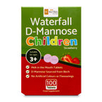 Waterfall D-Mannose Children Melt in the Mouth Tablets with a hint of Strawberry. Suitable for Boys & Girls, 3 Years + | 100 Count